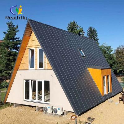 China Modern Steel A-frame House View Cabin For Holiday Park for sale