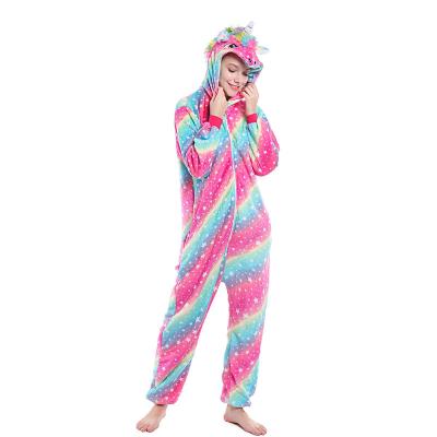 China Cute Animal Thermal Christmas Long Sleeve Warm Flannel Sleepwear Winter Hooded Pajamas for sale