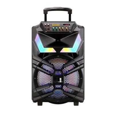 China No 12 Inch High Quality Microphone Party Trolley Multifunctional Speaker for sale