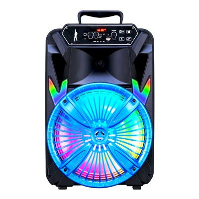 China Wireless Charger for Mobile Phone Wholesale 12 Inch Speaker Portable BT FM USB Port Party Trolley Outdoor Speaker with LED Light for sale