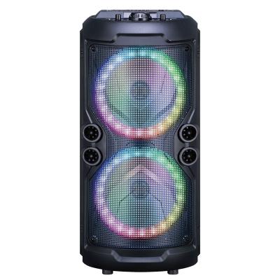 China 2021 Hot Selling AirPlay 8 Inch Subwoofer Dual Speaker Home Theater System With LED Light Effect for sale