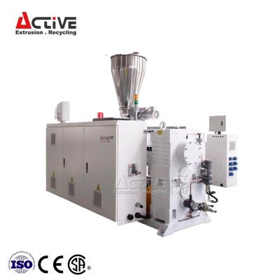 China Thread Zhangjiagang Twin Screw Extruder Machine With Price for sale