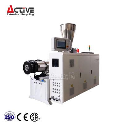 China Plastic Single Yarn GPM PVC Screw Extruder Machine for sale