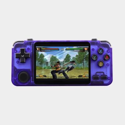 China Retro Gaming Console PS1 SNES Gigabyte Retro Game Player RK2020 Purple Screen 3.5inch IPS Screen Handheld Game Console Video Game Players Box for sale