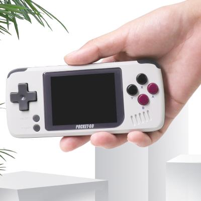 China Retro Game Console New PocketGo 2.4 Inch IPS Screen Retro Game Player PS1/SNES 32G Handheld Game Consoles Video Game Players Box for sale