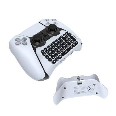 China Remote Control Keyboard Wireless QWERTY External Keyboard For PS5 Game Controller Gamepad Keyboard Ergonomic Design Built-in Speaker Support Voice Input for sale