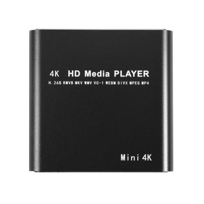 China 4K New Mini 4K Full HD Media Player Full HD Media Player Support SD Card 1080P Video Autoplay AD HDD TV Multimedia Players TV Out of Box for sale