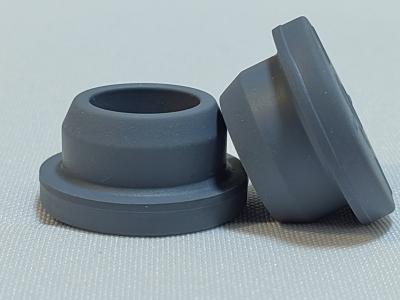 China 13mm 20mm 32mm Medical Grey Lyophilization Butyl Rubber Stopper for glass Injection Vials infusion bottle for sale