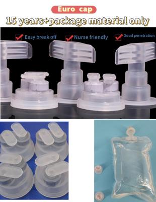 China 30mm 32mm Euro Cap para la cabeza farmacéutica para botellas de perfusión ISBM PP Cap farmacéutico PP para bolsas intravenosas en venta