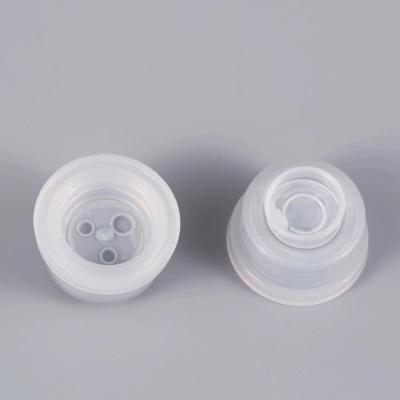 China 32 mm medische infusiefles Niet-PVC zachte zak PP dubbel opvouwbare infusiecap Medische infusiefles PP cap Te koop