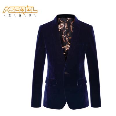 China Advanced Customization Anti-Shrink Polyester Business 100% Polyester Men Weeding Suits for sale