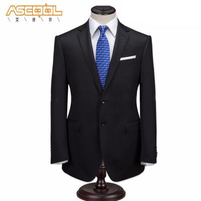 China Custom Anti-Static Wool Handsome Thin 100% Polyester Man Suits Anti-Shrink for sale