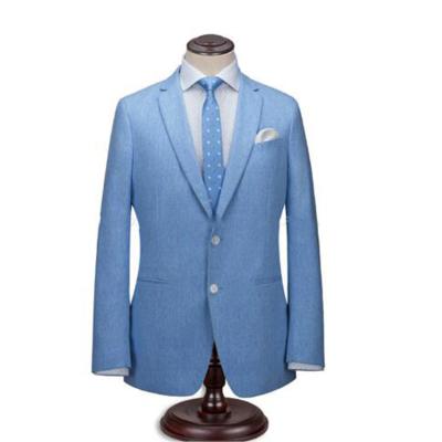 China Designer Tailored Suits For Mens 100% Wool Anti-Shrink Dry Cleaning 2 Piece Mens Suits for sale