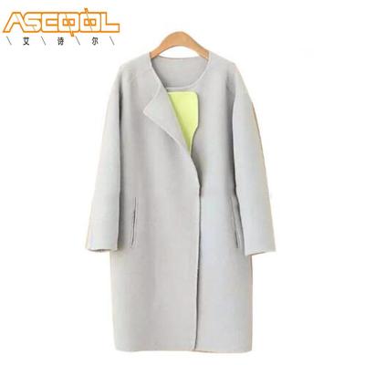 China Multiple Color Cashmere Round Neck Wool Winter Coat Rogue 100% Women Anti-Shrink for sale