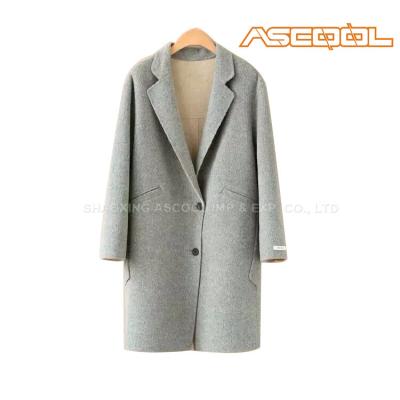 China New Arrival Anti Shrink Wool / Viscose Made In Italy Coat For Women for sale