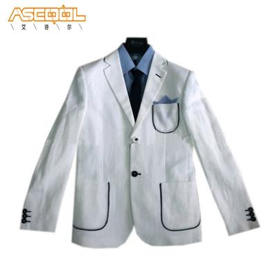 China Warm Anti-Wrinkle White Polyester Anti-Shrink For 2-14 Years Child Suit For Men for sale