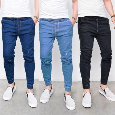 China Color Fade Proof Men's Slim Stretch Straight Jeans Fashion Jeans Men for sale