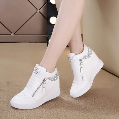 China Cushioning Black White Color Women High Heel Shoes Snake Pattern Women High Heel Casual Shoes for sale