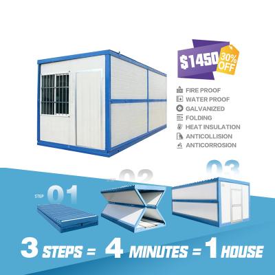 China Modern Prefab Collapsible Folding Container House Container House for sale