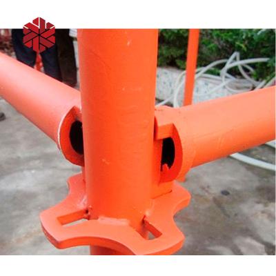 China Modern multifunctional strong steel tubular quicklock scaffolding building quicklock type step scaffolding for construction for sale