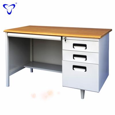 China (Size) Office Furniture MDF Metal Desk Adjustable Steel Desk Table for sale