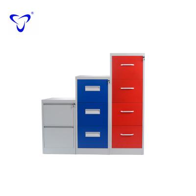 China (Size) Luoyang Metal Office Furniture Adjustable Colorful 4 Drawer Hanging Steel File Cabinet for sale