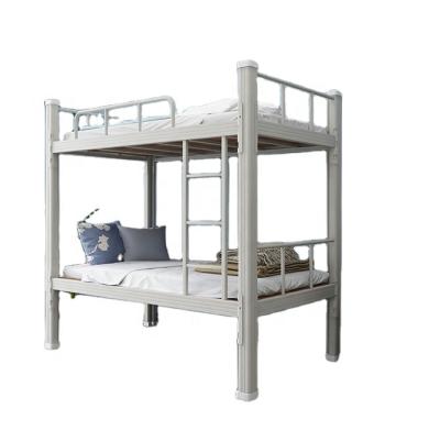 China Heavy Duty Heavy Duty Square Metal Bunk Bed Cheap Manufacturer Double Stainless Steel Tube GROUP Platform Bed For Sale for sale