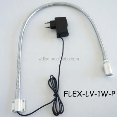 China Modern 1W 110V 220v Flexible Arm Led Book Telling Light / Flexible Led Light for sale