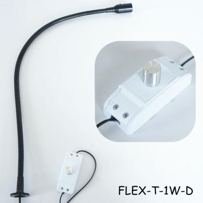 China Aluminum alloy 1W 12V dimmable led flexible rod map light for car and marine for sale