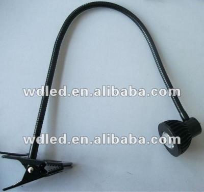 China Modern 5W High Power Flexible Arm Led Work Clip Lamp for sale