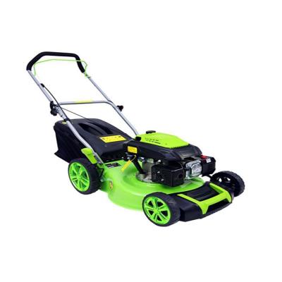 China High Quality Hand Push Power 18inch 2-Stroke Gasoline Engine 139cc Gasoline Garden Lawn Mower Portable for sale