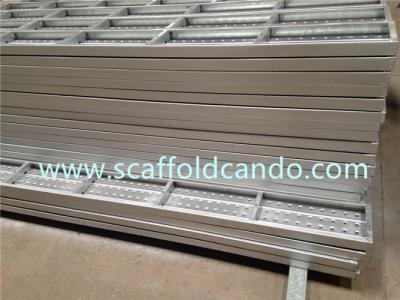 China Galvanized Q195 scaffolding steel plank metal board walking platform steel board with1M, 2M, 3M, 4M length for sale