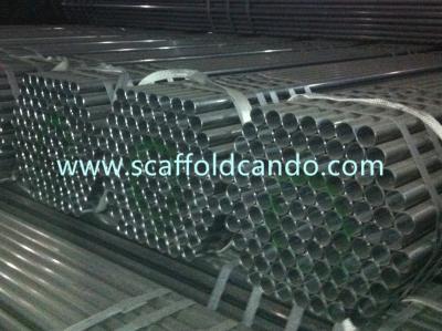 China EN10219 EN39 Hot dip galvanized scaffolding pipe, painted tube 48.3mm, 60.3mm with 6000mm, 5000mm, 3000mm length for sale