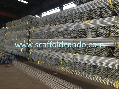 China Q235 GI tube, galvanized scaffolding steel pipe, EN10219, 48.3mm O.D, 500mm,1000mm,2000mm,3000mm,4000mm,5000mm,6000mm for sale