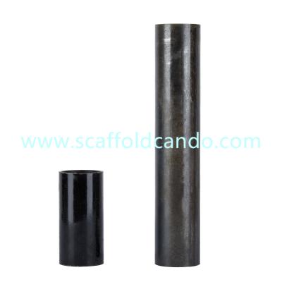 China Black welding pipe, MS tube, Q235 scaffolding steel pipe, 48.3mm O.D 6000mm length, with EN 10219 BS 1139 EN 39 SGS for sale