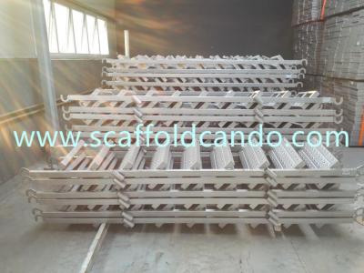 China 8 steps stair case scaffolding galvanized steel ladder 850*2370mm for Ringlock scaffolding system for sale for sale