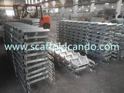 China Factory directly sell 850*2370mm, 850*2691mm scaffolding galvanized steel 8 steps ladder 9 steps ladder stair case for sale