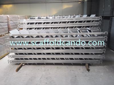 China Scaffolding manufacturer supplying 450*2677mm 9 steps scaffolding galvanized steel ladder with good quality low price for sale