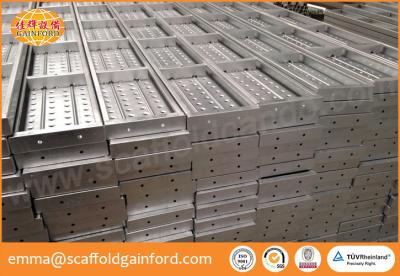 China Galvanized scaffolding steel plank 210mm width with 4000mm for buildings for sale