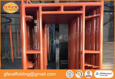 China Scaffolding Q235 painted main frame ladder frame for frame scaffolding system 1219*1700mm for sale