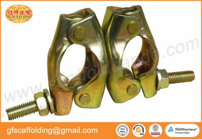 China British pressed Q235 swivel coupler rotation clamp with 48.3mm size for pipe and coupler scaffolding system for sale