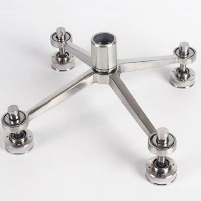 China Modern In Stock 4am Stainless Steel Glass Spider Fitting For Curtain Wall System for sale