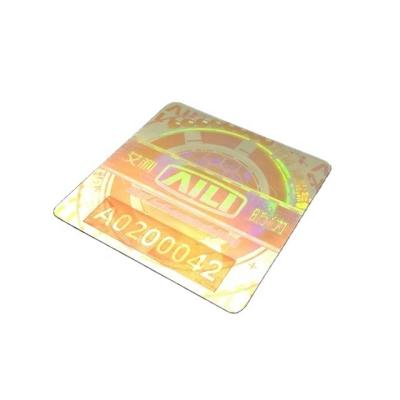 China Waterproof Printing Hologram Sticker Holographic Label With Printing for sale