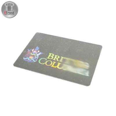 China Holographic Make Hologram Stickers Transparent Hologram Sticker Certificate Hologram Stickers for sale