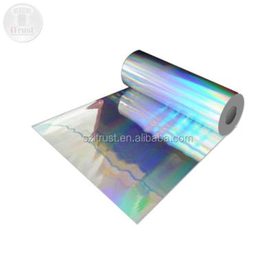 China Holographic seamless moisture proof bopp film for lamination for sale