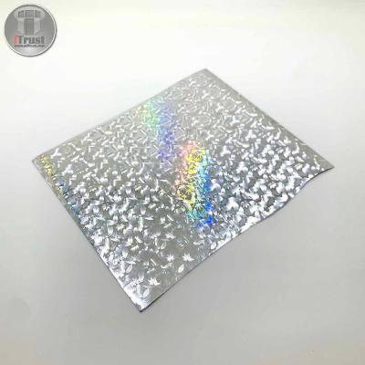 China Moisture Proof Lamination Holographic Transparent Foil for sale