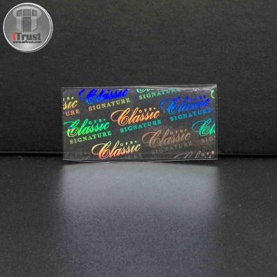 China Hologram Seamless Transparent Foil Lamination Holographic Film for sale