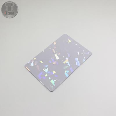 China Hologram Moistureproof Transparent Lamination For PVC Card Hologram Film Hologram PVC Card for sale