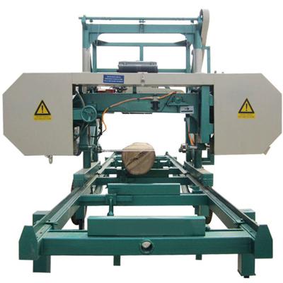 China Diesel Portable Big Band Horizontal Log Cutter Diesel Portable Wood Log Cutter Bandsa Horizontal Wood Band Saw MJ1000D for sale