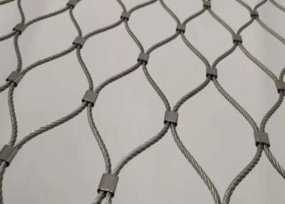 Cina 2.5mm Wire Balustrade Cable Mesh 40*40mm Diamond Cable Mesh in vendita